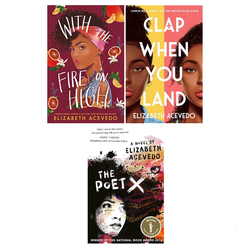 Elizabeth Acevedo 3 Books Collection Set (The Poet X, clap When You Land)