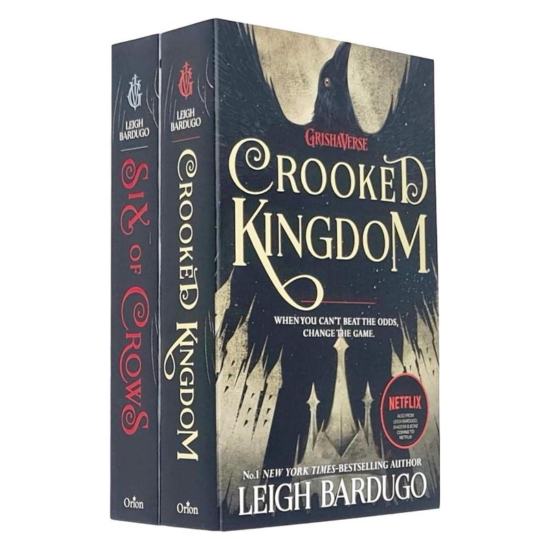 Six of Crows Series Collection 2 Books Set by Leigh Bardugo Crooked Kingdom