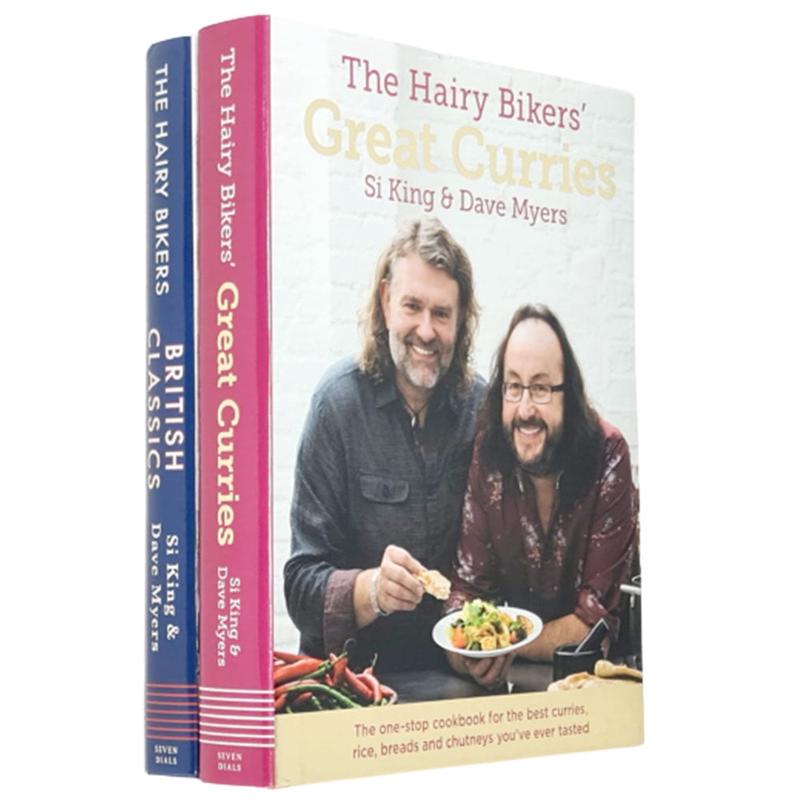 The Hairy Bikers Collection 2 Books Set(Great Curries , British Classics) NEW