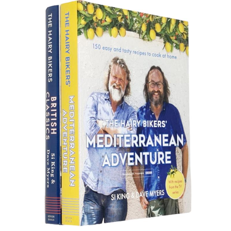 The Hairy Bikers Collection 2 Books Set(Mediterranean, British Classics) NEW