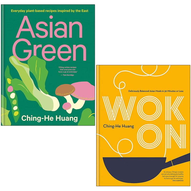 Ching-He Huang 2 Books Collection Set Asian Green, Wok On