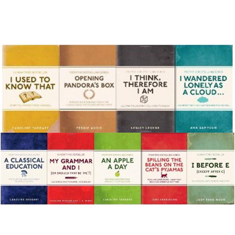 English Phrases Collection 9 Books Set (I Before E,I Used to know that,A Classical Education)