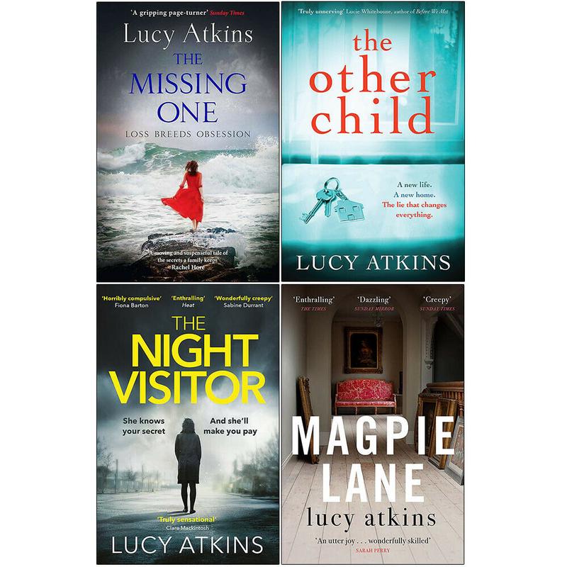 Lucy Atkins 4 Books Collection Set (Missing, Other Child, Night, Magpie)