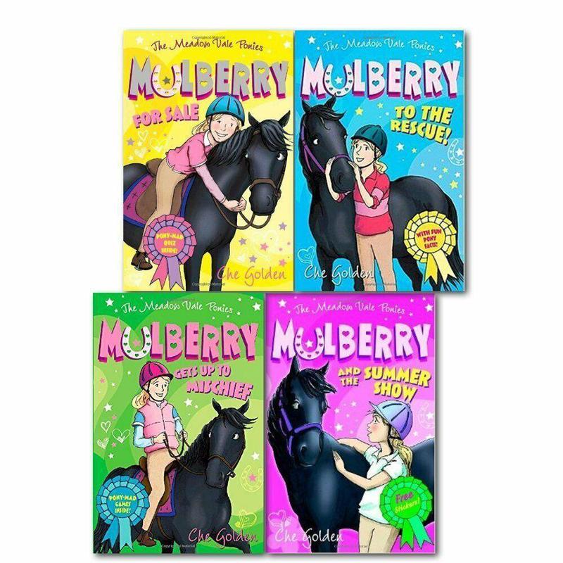 The Meadow Vale Ponies Mulberry 4 Book Collection - Ages 7-9 - Paperback - Che Golden