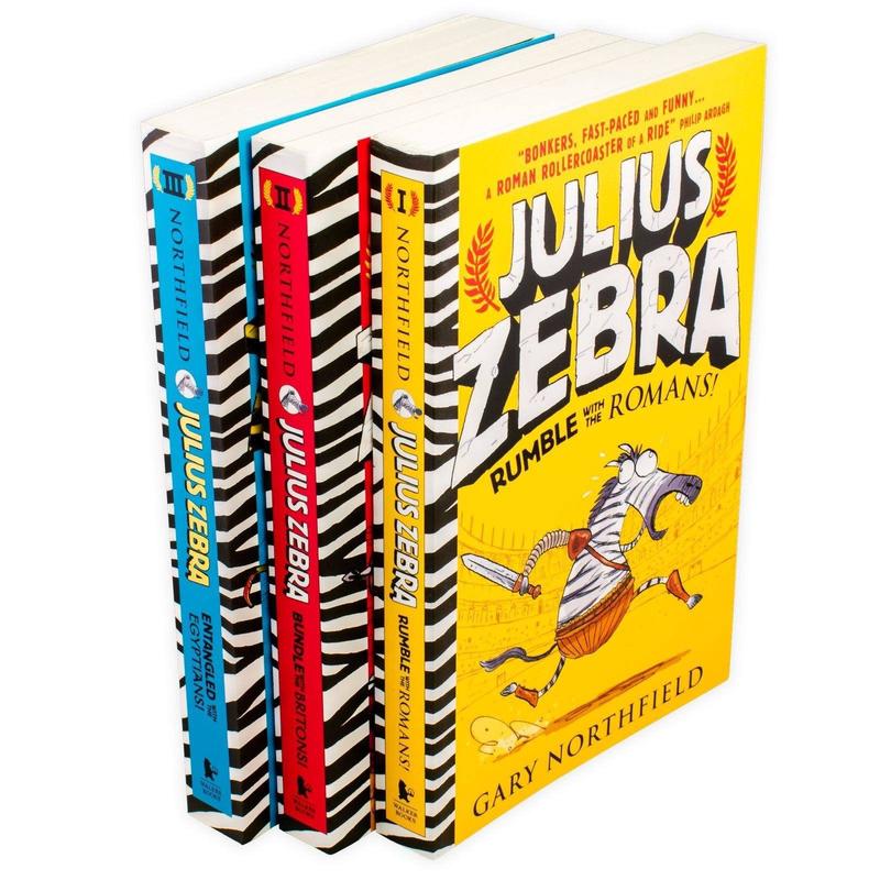 Gary Northfield Julius Zebra 3 Book Collection