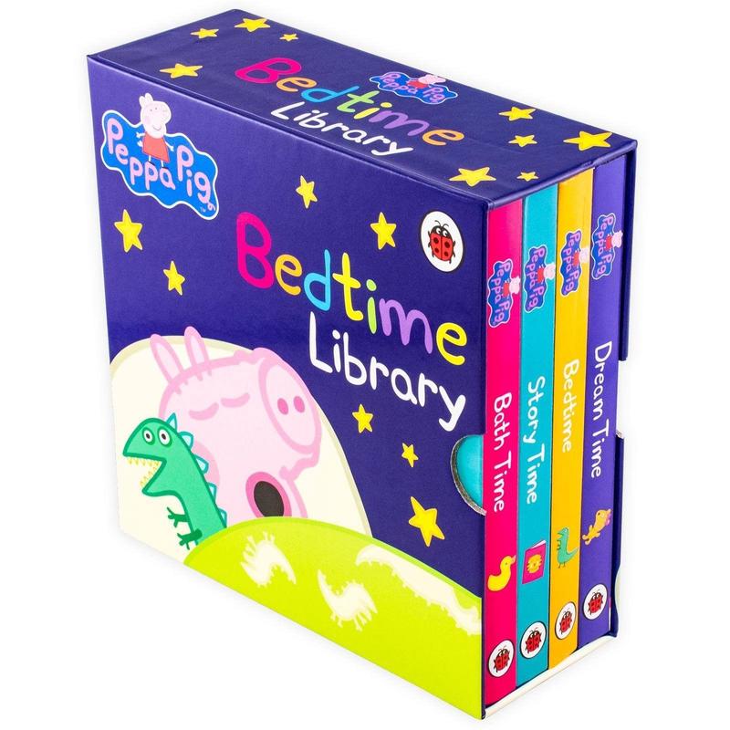 Peppa Pig Bedtime Library 4 Books Collection Box Set - Ages 3-5 - Board Book