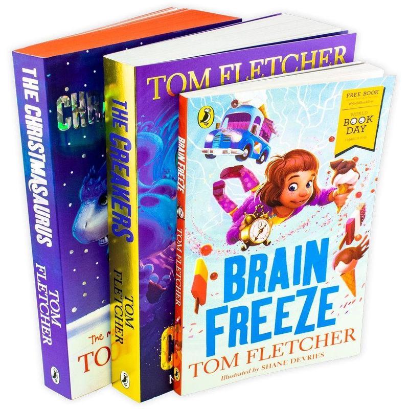 Tom Fletcher 3 Book Collection- The Creakers, The Christmasaurus