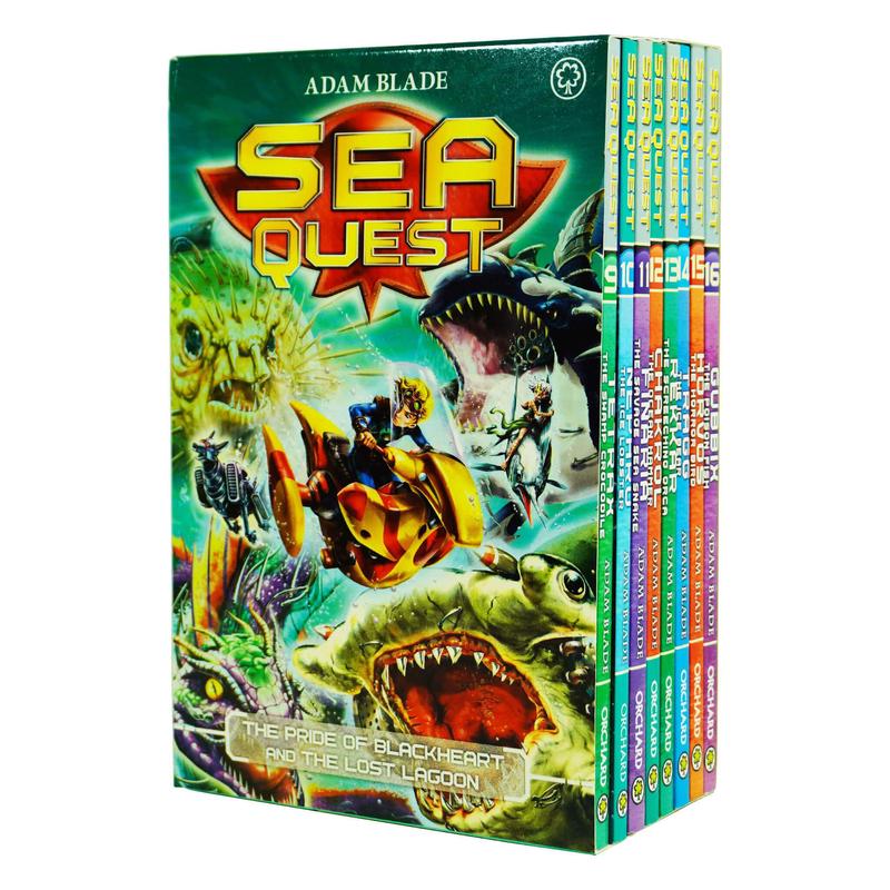 Sea Quest Series (3 & 4) Collection 8 Books Box Set By Adam Blade - Ages 7-9 - Paperback