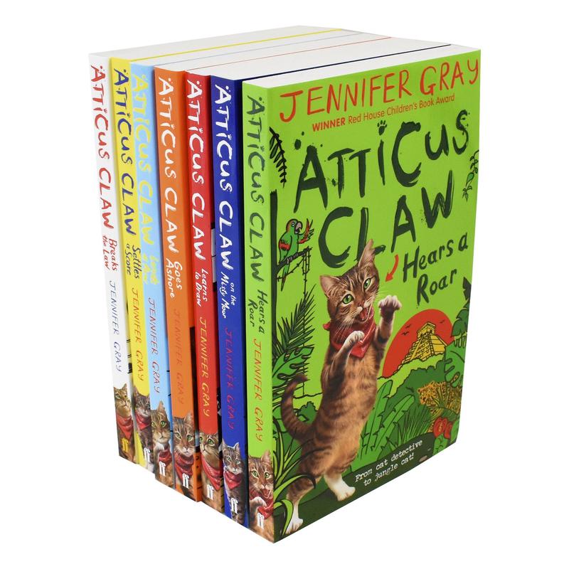 Atticus Claw Worlds Greatest Cat Detective 7 Books Collection - Ages 7-9 - Paperback - Jennifer Gray
