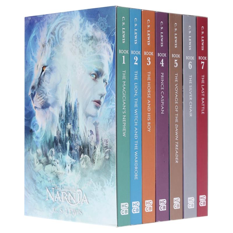 The Chronicles of Narnia 7 Books By C.S. Lewis - Ages 7-9 - Paperback