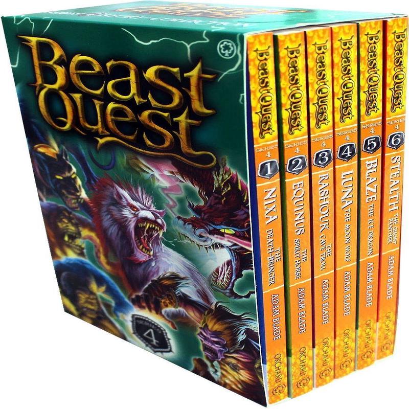 Beast Quest Series 4 by Adam Blade: 6 books Collection Set - Ages 7-9 - Paperback