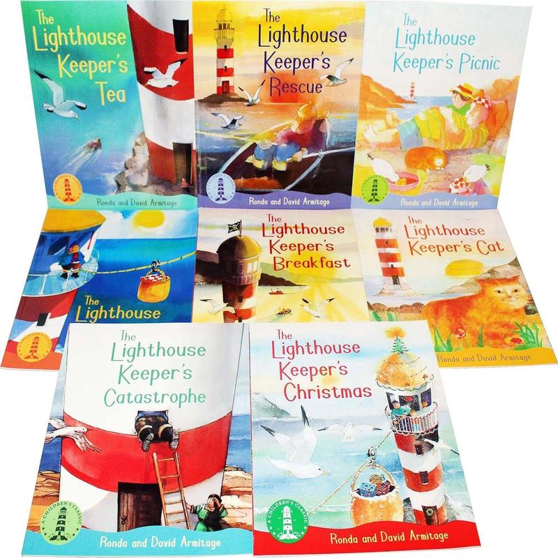 The Lighthouse Keeper 8 Books Collection by Ronda and David Armitage - Ages 0-5 - Paperback