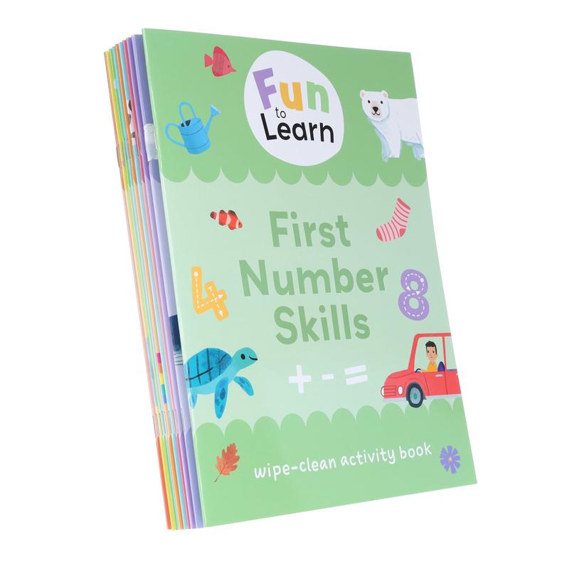 Wipe and Clean Workbook Activity 10 Books Collection Set - Ages 3+ - Paperback