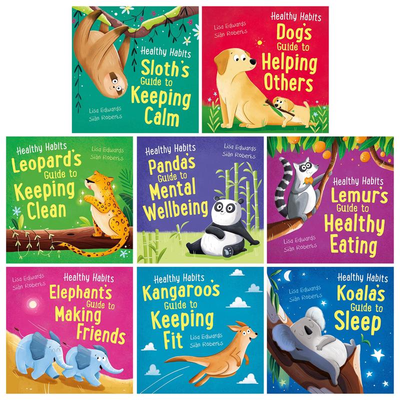Healthy Habits of Animal Series By Lisa Edwards 8 books Collection Set - Ages 5-7 - Paperback