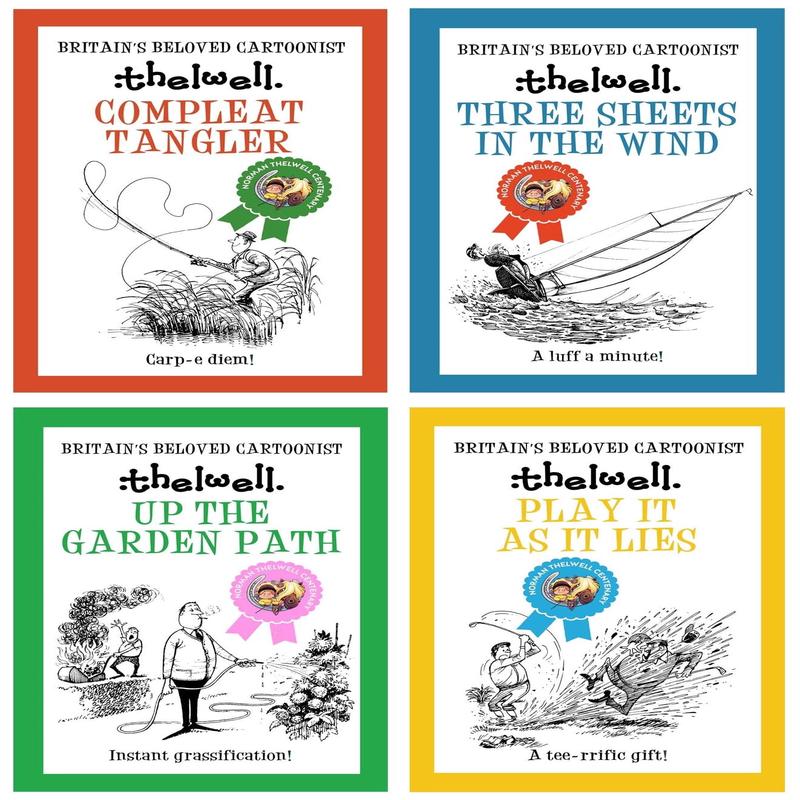 Norman Thelwell 4 Cartoon Books Collection Set - Fiction - Paperback