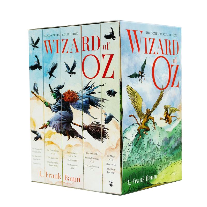 Wizard of Oz The Complete Collection by L. Frank Baum 5 Omnibus Books Box Set -  Ages 8+ - Paperback