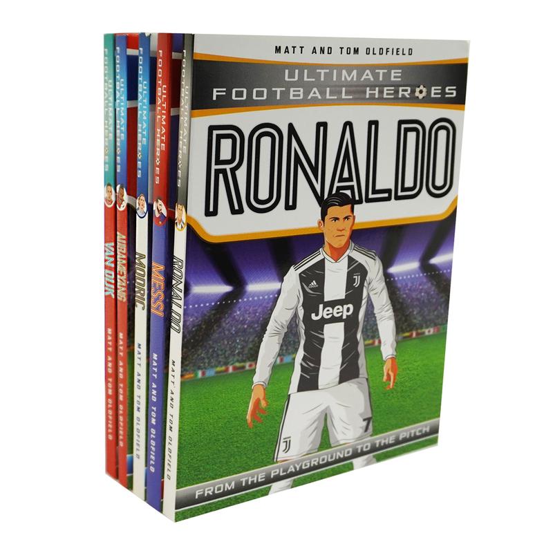 Ultimate Football Heroes Superstars By Matt & Tom Oldfield 5 Books Collection Set - Ages 6-12 - Paperback