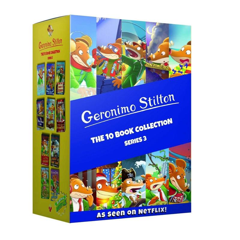 Geronimo Stilton The 10 Book Collection (Series 3) Box Set - Ages 5-7 - Paperback