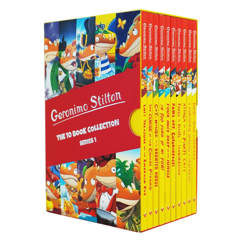 Geronimo Stilton Collection 10 Books (Series 1) Box Set - Ages 5-7 - Paperback
