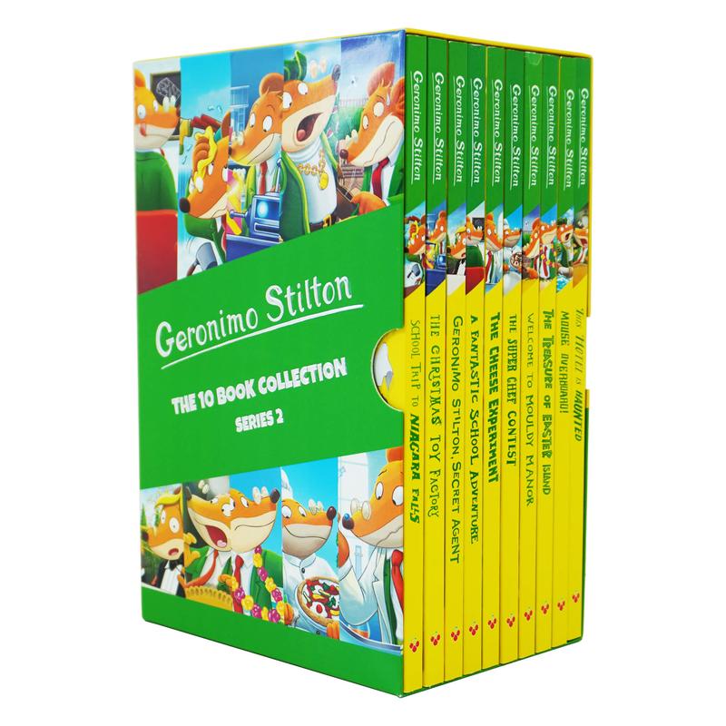 Geronimo Stilton The 10 Book Collection (Series 2) Box Set - Ages 5-7 - Paperback