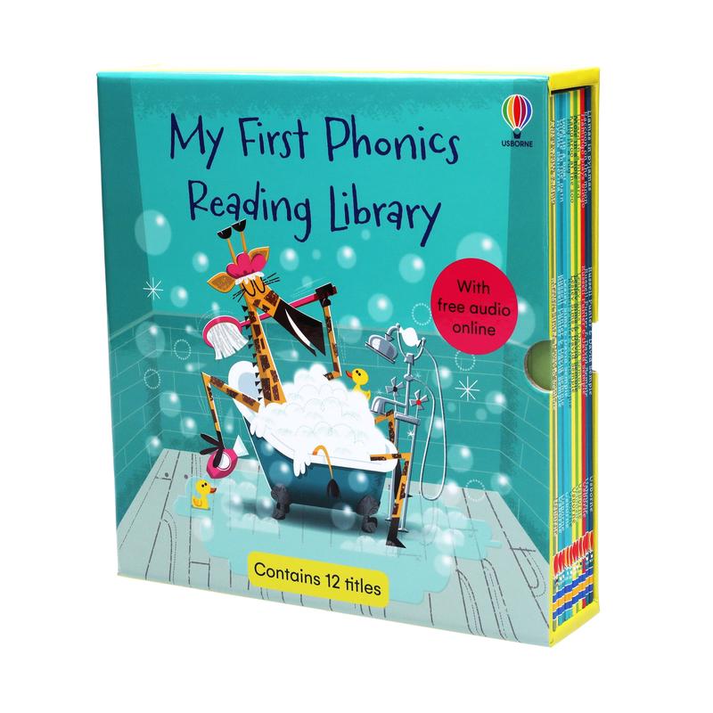 Usborne My First Phonics Reading Library 12 Books Box Set - Ages 0-5 - Paperback