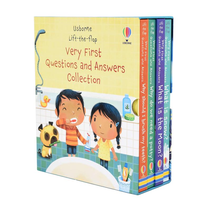 Usborne Very First Questions and Answers 4 Board Books Box by Katie Dayne - Ages 0-5 - Board Book