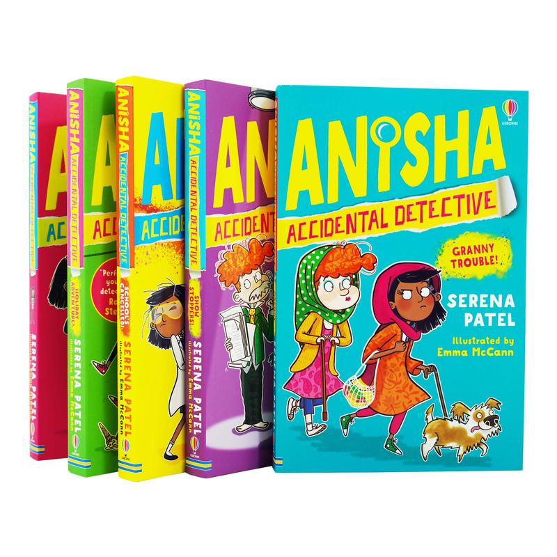 Anisha Accidental Detective Series 5 Books Collection Set By Serena Patel - Ages 7-11 - Paperback