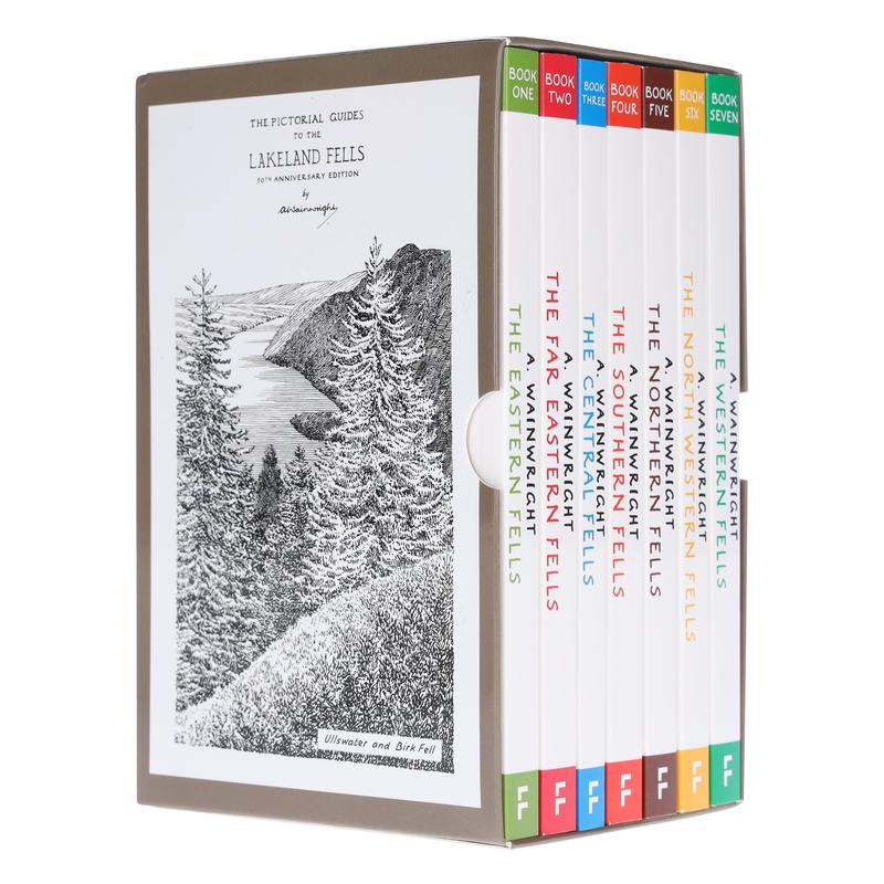 The Pictorial Guides to the Lakeland Fells by Alfred Wainwright: 50th Anniversary Edition 7 Books Box Set - Non-Fiction - Paperback