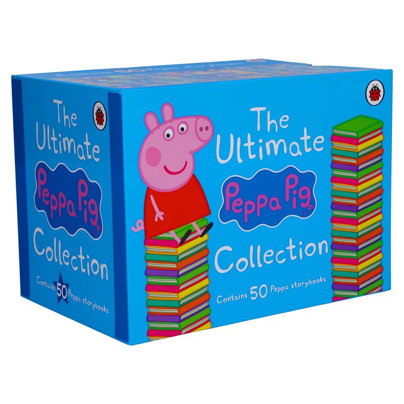 The Ultimate Peppa Pig Collection 50 Books Box Set By Ladybird - Ages 5+ - Hardback