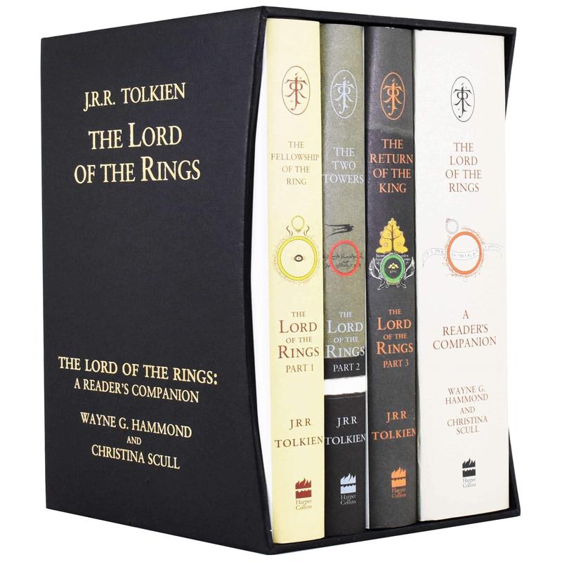 The Lord of the Rings & A Reader's Companion by J. R. R. Tolkien: 4 Books Collection Box Set - Fiction - Hardback