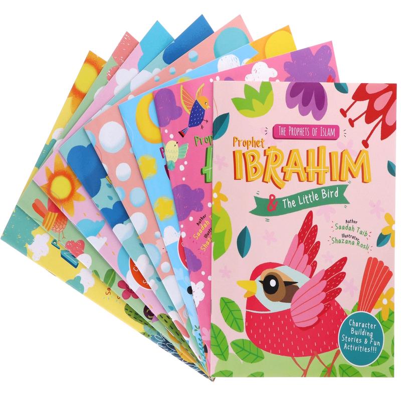 The Prophets of Islam Activity Children Collection By Saadah Taib: 8 Books Set- Ages 2-5 - Paperback