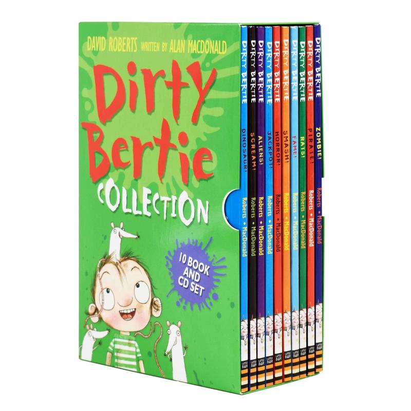 Dirty Bertie Collection 10 Book Set By David Roberts & Alan McDonald - Ages 9-14 - Paperback