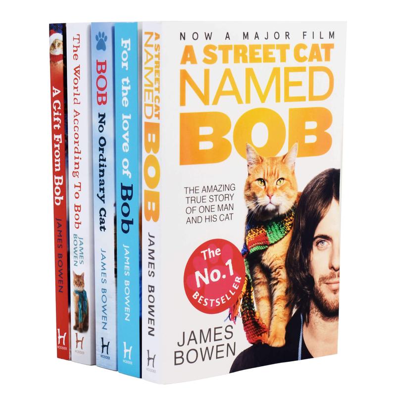 Bob The Cat Series 5 Books (1-5) Collection Set by James Bowen - Paperback