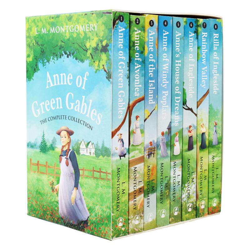 Anne of Green Gables The Complete Collection 8 Books Set By L.M. Montgomery - Ages 9-14 - Paperback