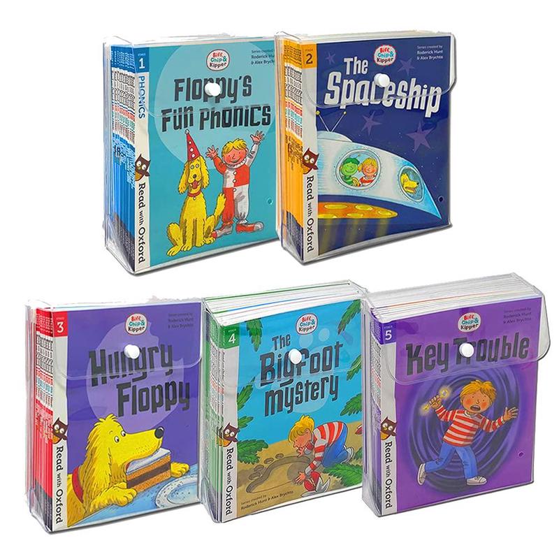 Biff, Chip and Kipper: Read with Oxford Stages 1-5 88 Books Collection 5 Sets by Roderick Hunt - Age 3+ - Paperback