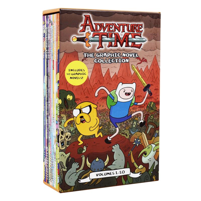 Adventure Time Series Volume 1-10 Graphic Novel Books Collection Box Set by Ryan North - Ages 7-9 - Paperback