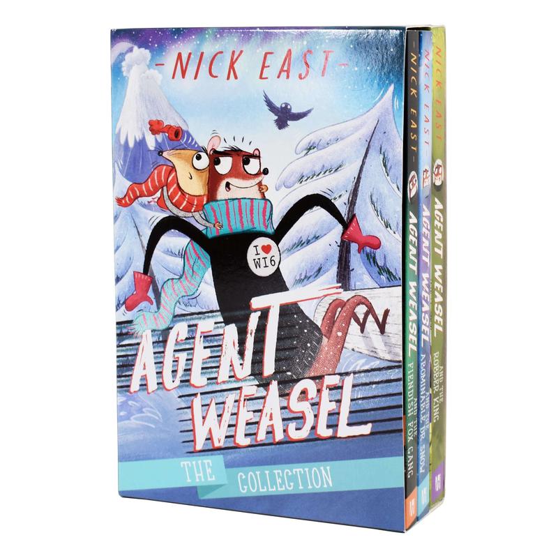 Agent Weasel Series 3 Books Collection Set By Nick East  Ages 7-9 - Paperback
