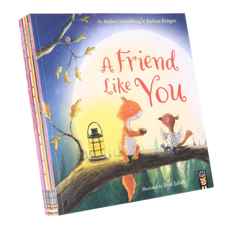 Animal Picture 10 Books Ziplock Bag by Little Tiger  Ages 0-5  Paperback