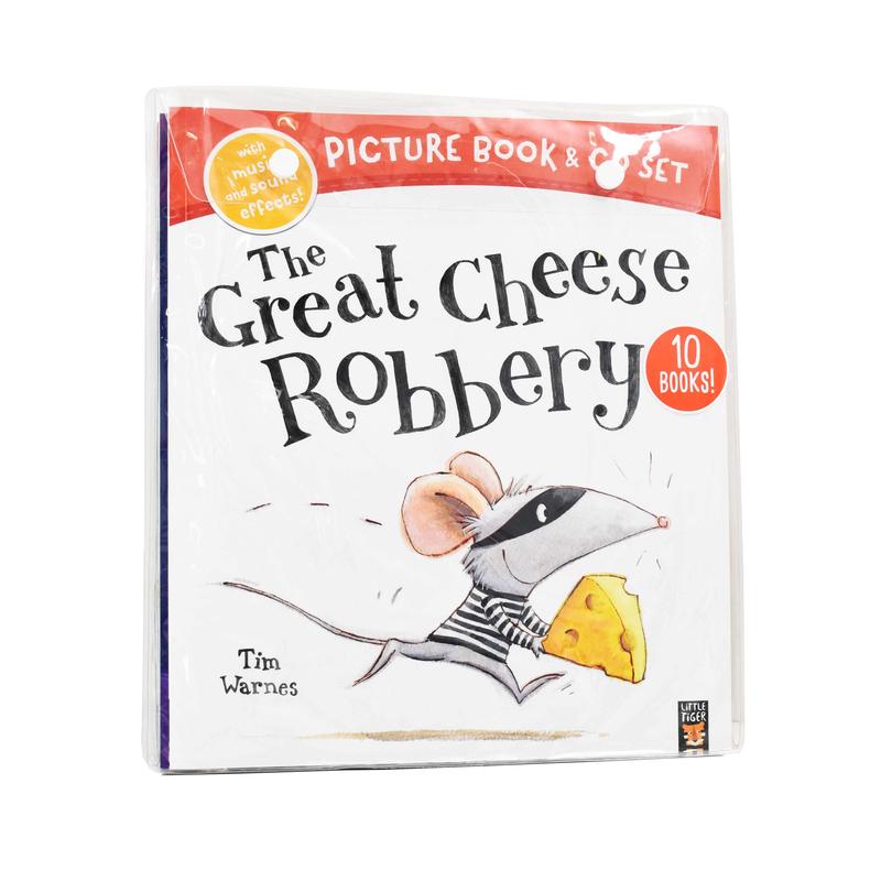 Great Cheese Robbery 10 Picture Books by Little Tiger - Ages 0-5 - Paperback