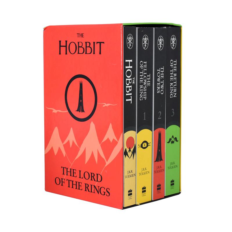 The Hobbit & The Lord of the Rings by J.R.R. Tolkien 4 Books Box Set - Fiction - Paperback