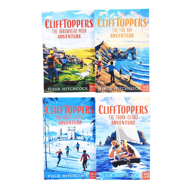 Clifftoppers Adventure Series By Fleur Hitchcock: 4 Books Collection Set - Age 7-9 - Paperback
