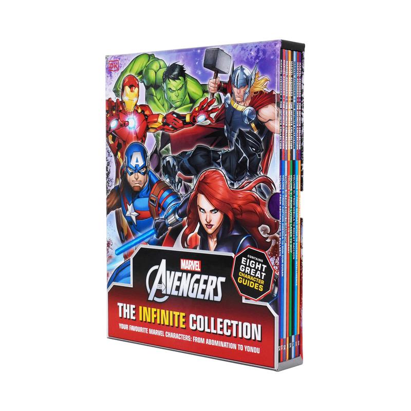Marvel Avengers The Infinite Collection Character Guides Volume 1 - 8 Books Collection Box - Age 5-7 - Paperback