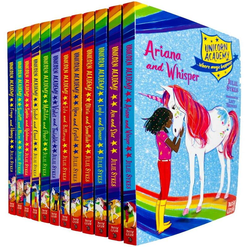 Unicorn Academy Where Magic Happens By Julie Sykes 12 Books Collection Set - Ages 7-9 - Paperback