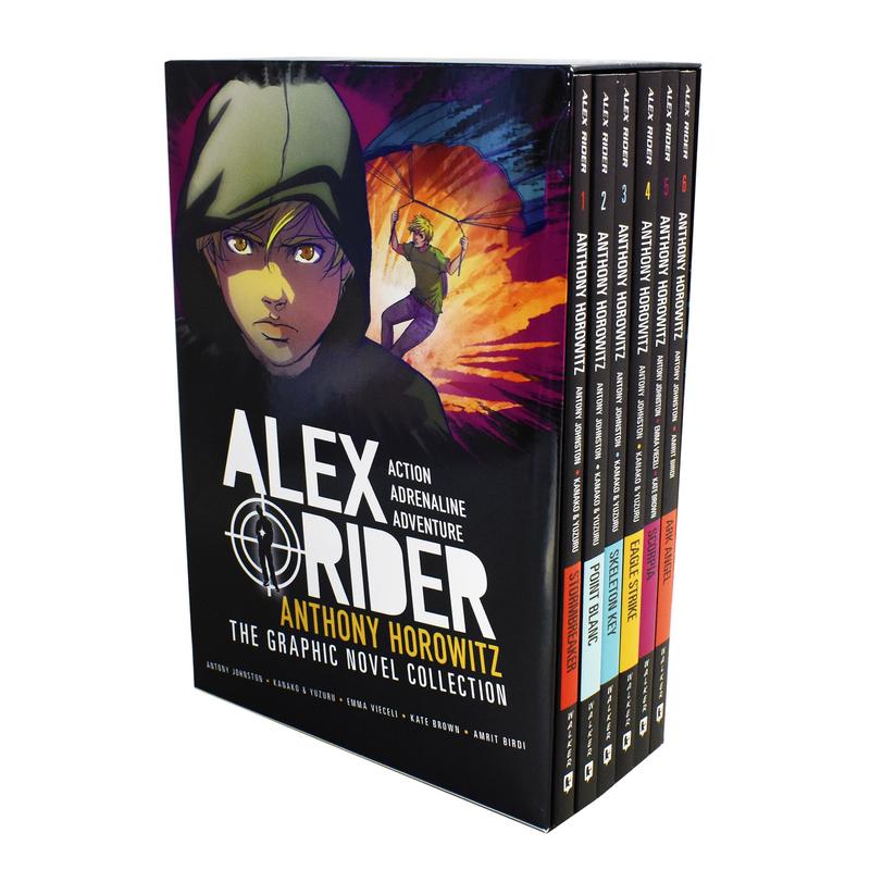 Alex Rider The Graphic Novel Collection 6 Books Set By Anthony Horowitz - Ages 9-14 - Paperback