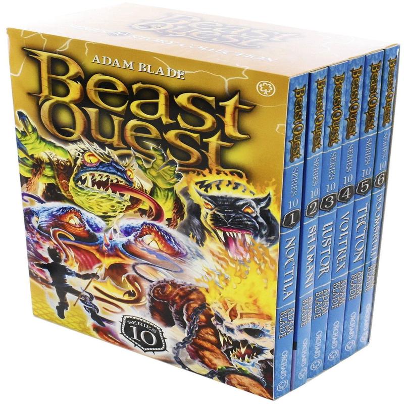 Beast Quest Series 10 Box Set 6 Books Ages 7-9 Paperback By Adam Blade