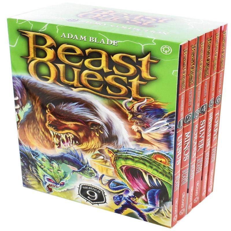 Beast Quest (Series 9) Box Set 6 Books By Adam Blade - Ages 7-9 - Paperback
