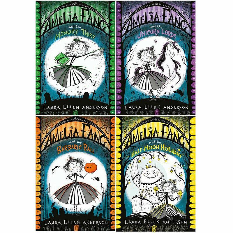 Amelia Fang 4 Books Collection - Ages 7-9 - Paperback - Laura Ellen Anderson