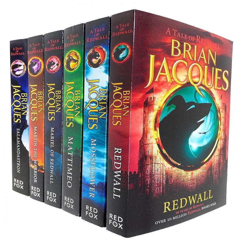 Redwall Series by Brian Jacques 6 Books Collection Set - Ages 8-12 - Paperback