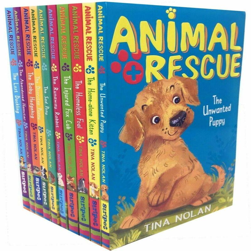 Animal Rescue Series 10 Books Collection Set by Tina Nolan - Ages 7-9 - Paperback