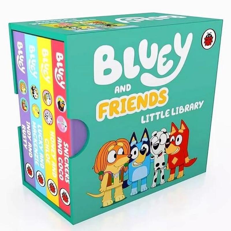 Bluey and Friends Little Library by Ladybird 4 Books Collection Box Set - Ages 2+ - Board Book